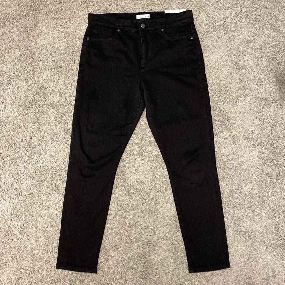 Loft black skinny jeans